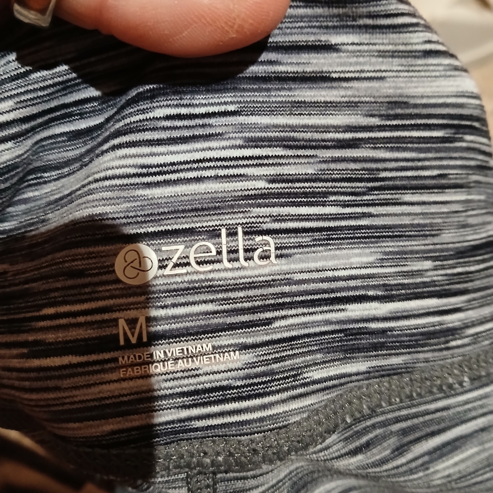🎈Zella🎈BUY 1 GET 1 🆓🎈Striped High Waisted Leggings Sz M - Picture 2 of 13